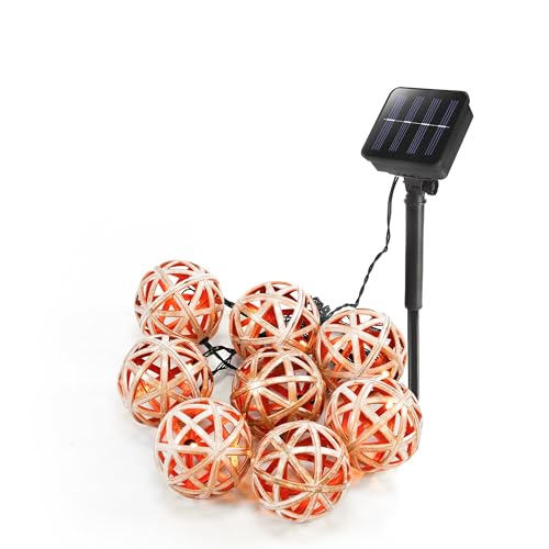 Esotec Solar Lichterkette Valerie, 2m, Farbe altweiß kupfer gebürstet, 8 LEDs neutralweiß, Akku, Solarmodul, Erdspieß, LED Kugeln, Solarleuchte, Dekoleuchte, außen, wetterfest, outdoor 103018 Esotec Solar Lichterkette Valerie, 2m, Farbe altweiß kupfer gebürstet, 8 LEDs neutralweiß, Akku, Solarmodul, Erdspieß, LED Kugeln, Solarleuchte, Dekoleuchte, außen, wetterfest, outdoor 103018 von Esotec