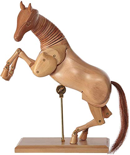 Profi Glieder-Puppe Modellpuppe Zeichenpuppe Pferd 50 cm von Espacebeauxarts