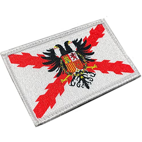 Aufnäher "Burgund" Kreuz mit Adler (Rechteckig) von España