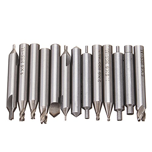 EsportsMJJ 13Pcs HSS-Al Drill Bit Set Für Key Cutting Machine Cutter von EsportsMJJ