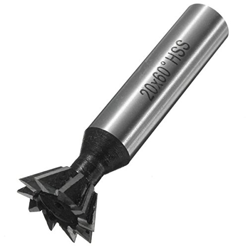 EsportsMJJ 20mm 60 Grad HSS Schwalbenschwanz Fräser Gerade Schaftholz Bearbeitung Fräser EsportsMJJ 20mm 60 Grad HSS Schwalbenschwanz Fräser Gerade Schaftholz Bearbeitung Fräser von EsportsMJJ