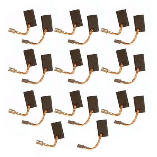 EsportsMJJ Kohlebürsten, 6,5 x 8 x 13 mm, Winkelschleifer-Zubehör, kompatibel mit Bosch GWS 7-100, 7-125, Ersatz-Kit, 20 Stück EsportsMJJ Kohlebürsten, 6,5 x 8 x 13 mm, Winkelschleifer-Zubehör, kompatibel mit Bosch GWS 7-100, 7-125, Ersatz-Kit, 20 Stück von EsportsMJJ