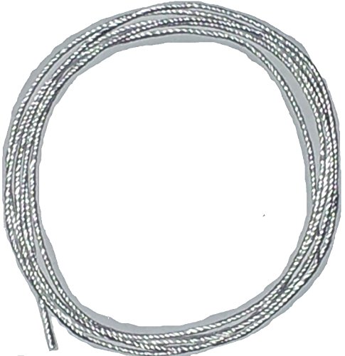 Ø 3mm / Länge: 5 Meter Silikatschnur/Silikatdocht (Grundpreis: EUR 1,60/m) sehr hochwertige und langlebige Faser aufgrund hoher Hitzebeständigkeit weit über 1300°C/Silica rope wick von Ess_Spezialist