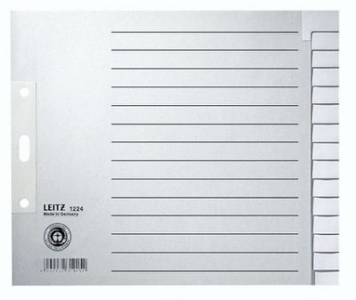 Esselte Leitz GmbH & Co. KG Premium Blanko-Register A4 LEI 1224-00-85 * Papier 15blatt 24x20cm Esselte Leitz GmbH & Co. KG Premium Blanko-Register A4 LEI 1224-00-85 * Papier 15blatt 24x20cm von Esselte Leitz GmbH & Co. KG