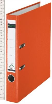 Esselte Leitz GmbH & Co. KG Premium Ordner A4 LEI 1015-50-45 orange * 52mm vollfarbig Plastic von Esselte Leitz GmbH & Co. KG
