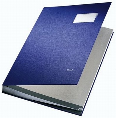 Esselte Leitz GmbH & Co. KG Premium Unterschriftsmappe blau * LEI 5700-00-35 Plastik 20fächer von Esselte Leitz GmbH & Co. KG