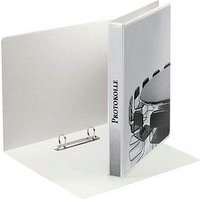 10 Esselte Präsentationsringbücher 2-Ringe weiß 3,8 cm DIN A4 von Esselte