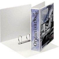 10 Esselte Präsentationsringbücher 2-Ringe weiß 7,7 cm DIN A4 von Esselte