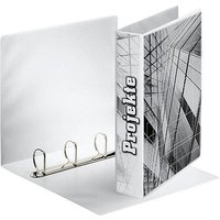 10 Esselte Präsentationsringbücher 4-Ringe weiß 6,2 cm DIN A4 von Esselte