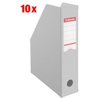 10 Esselte Stehsammler 56008 grau Kunststoff, DIN A4 10 Esselte Stehsammler 56008 grau Kunststoff, DIN A4 von Esselte