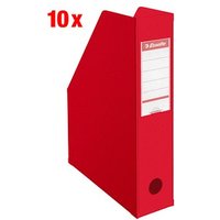 10 Esselte Stehsammler 56003 rot Kunststoff, DIN A4 10 Esselte Stehsammler 56003 rot Kunststoff, DIN A4 von Esselte