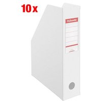 10 Esselte Stehsammler 56000 weiß Kunststoff, DIN A4 10 Esselte Stehsammler 56000 weiß Kunststoff, DIN A4 von Esselte
