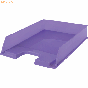 10 x Esselte Briefkorb Colour'Breeze A4 PS transparent lavendel von Esselte