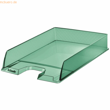 10 x Esselte Briefkorb Colour'Ice A4 PS transparent grün von Esselte