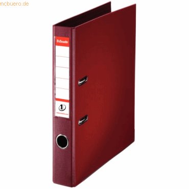 10 x Esselte Ordner No. 1 A4 50mm PP-kaschiert bordeaux 10 x Esselte Ordner No. 1 A4 50mm PP-kaschiert bordeaux von Esselte