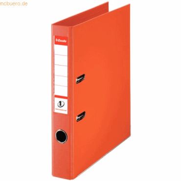 10 x Esselte Ordner No. 1 A4 50mm PP-kaschiert orange von Esselte