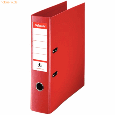 10 x Esselte Ordner No. 1 A4 75mm PP-kaschiert rot 10 x Esselte Ordner No. 1 A4 75mm PP-kaschiert rot von Esselte