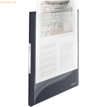 10 x Esselte Panorama-Sichtbuch Vivida A4 PP 20 Hüllen schwarz 10 x Esselte Panorama-Sichtbuch Vivida A4 PP 20 Hüllen schwarz von Esselte