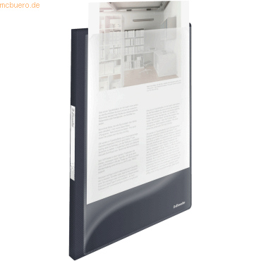 10 x Esselte Panorama-Sichtbuch Vivida A4 PP 40 Hüllen schwarz 10 x Esselte Panorama-Sichtbuch Vivida A4 PP 40 Hüllen schwarz von Esselte