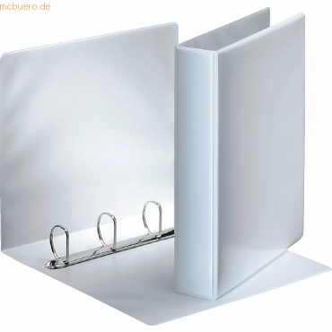 10 x Esselte Präsentationsringbuch A4 4 Ringe 40mm weiß von Esselte