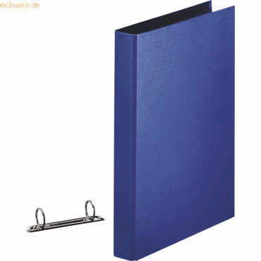 10 x Esselte Ringbuch A4 2 Ringe 25mm blau von Esselte