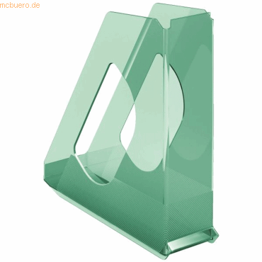 10 x Esselte Stehsammler Colour'Ice A4 PS transparent grün von Esselte