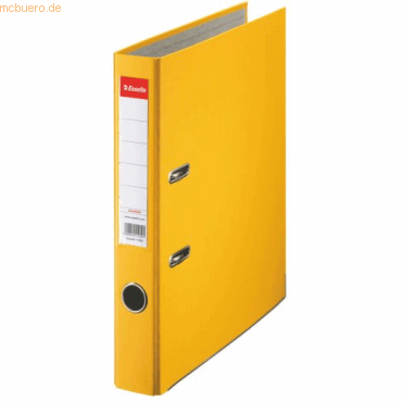 25 x Esselte Ordner Plastik Eco mit Schlitzen A4 50mm gelb 25 x Esselte Ordner Plastik Eco mit Schlitzen A4 50mm gelb von Esselte