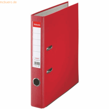 25 x Esselte Ordner Plastik Eco mit Schlitzen A4 50mm rot 25 x Esselte Ordner Plastik Eco mit Schlitzen A4 50mm rot von Esselte