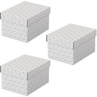3 Esselte Home Aufbewahrungsboxen 6,5 l weiß 20,0 x 25,5 x 15,0 cm 3 Esselte Home Aufbewahrungsboxen 6,5 l weiß 20,0 x 25,5 x 15,0 cm von Esselte