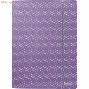 4 x Esselte Eckspannermappe Colour'Breeze A4 Karton lavendel 4 x Esselte Eckspannermappe Colour'Breeze A4 Karton lavendel von Esselte