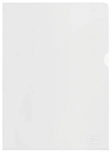 Esselte Recycle A4-Sichthüllen, geprägtes extra starkes PP, 100 Mikron, Kunststoffhüllen, 20er-Pack, 628213 Esselte Recycle A4-Sichthüllen, geprägtes extra starkes PP, 100 Mikron, Kunststoffhüllen, 20er-Pack, 628213 von Esselte