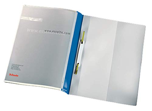 ESSELTE 28363 Angebotsdatei - PVC-Nadelordner mit Vorder- und Innentasche - A4-Format - Blau - 1 Einheit von Esselte