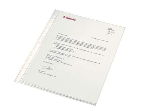 ESSELTE 46108 Box Hüllen Polypropylen A4 Luxe von Esselte