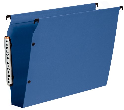 Esselte 10 Stück Hängemappen Küchenschränke LMG – PP Boden 50 mm blau von Leitz