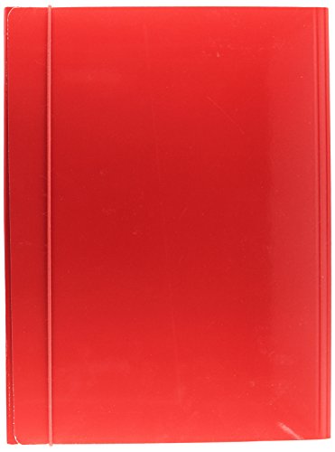 ESSELTE C46 Mappe mit 3 Klappen aus laminierter Pappe Größe 25 x 35 cm - Rot - 1 Stück 390346160 von Esselte