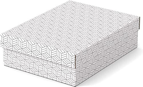Esselte 3er Set mittelgroße Aufbewahrungs- & Geschenkboxen mit Deckel, Schachteln für Wohnung/Büro, Organisationszwecke & als Geschenkverpackung, 100% recycelter Karton und recycelbar, Weiß, 628284 Esselte 3er Set mittelgroße Aufbewahrungs- & Geschenkboxen mit Deckel, Schachteln für Wohnung/Büro, Organisationszwecke & als Geschenkverpackung, 100% recycelter Karton und recycelbar, Weiß, 628284 von Esselte