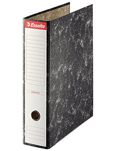 Esselte 46959 – Aktenordner aus Karton mit 75 mm Rückenbreite, schwarz Esselte 46959 – Aktenordner aus Karton mit 75 mm Rückenbreite, schwarz von Esselte