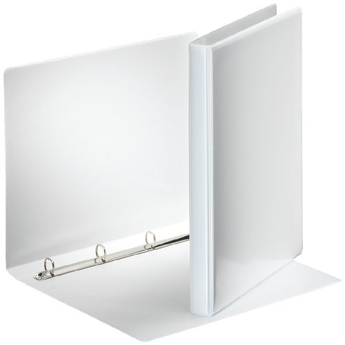 Esselte 49700 Ringbuch Praesentation, mit Taschen, A4, 4 Ringe 16 mm, weiss von Esselte