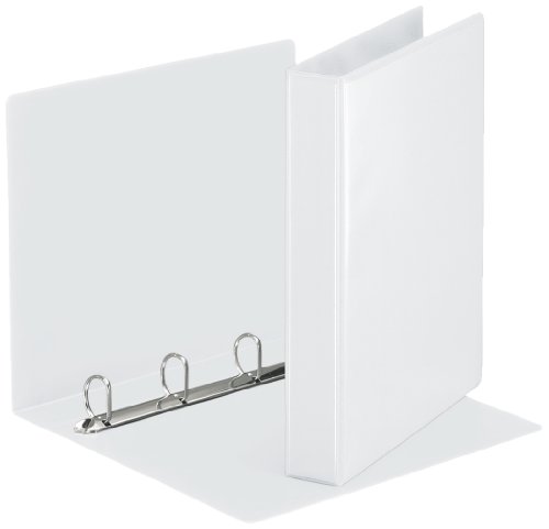 Esselte 49703 Ringbuch Präsentation, mit Taschen, A4, PP, 4 Ringe, 30 mm, weiss von Esselte