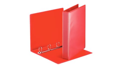 Esselte 49713 Ringbuch Präsentation, mit Taschen, A4, PP, 4 Ringe, 30 mm, rot Esselte 49713 Ringbuch Präsentation, mit Taschen, A4, PP, 4 Ringe, 30 mm, rot von Esselte