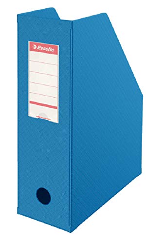 Esselte 56075 Stehsammler VIVIDA, DIN A4, Pappe, blau, (B) 100 mm von Leitz