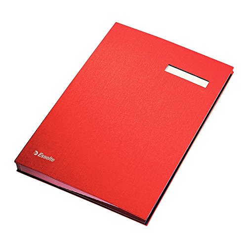 Esselte 621062 Unterschriftsmappe, 20 Fächer, Überzug PP, rot Esselte 621062 Unterschriftsmappe, 20 Fächer, Überzug PP, rot von Esselte