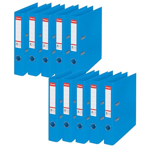 Esselte 624071 Mini-Aktenordner PVC Raumsparschlitze 50 mm Rücken A4 10 Stück blau Esselte 624071 Mini-Aktenordner PVC Raumsparschlitze 50 mm Rücken A4 10 Stück blau von Esselte