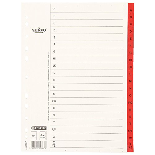 Esselte 69867 Register Zahlen, A4, rot Esselte 69867 Register Zahlen, A4, rot von Esselte