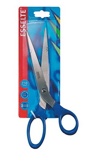 Esselte 82123 Papierschere 2000, 230 mm, 9 Zoll, Griff blau Esselte 82123 Papierschere 2000, 230 mm, 9 Zoll, Griff blau von Esselte