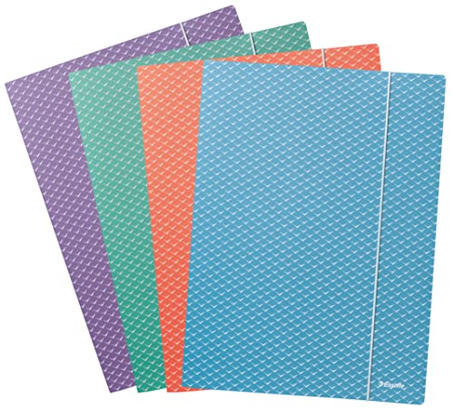 Esselte A4 3-Fächerordner aus Karton, für 150 Blatt Papier, Dokumentenaufbewahrung und Schreibtischorganisation, mit Prägemuster, Colour'Breeze Serie, Mehrfarbig, 628496 Esselte A4 3-Fächerordner aus Karton, für 150 Blatt Papier, Dokumentenaufbewahrung und Schreibtischorganisation, mit Prägemuster, Colour'Breeze Serie, Mehrfarbig, 628496 von Esselte