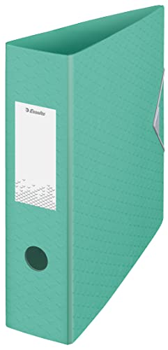 Esselte A4-Ordner, 500 Blatt Kapazität, 82 mm Rückenbreite, leichtgewichtiger A4-Ordner für Zuhause/Büro, zur Schreibtischorganisation, Colour'Breeze Serie, Grün, 626218 Esselte A4-Ordner, 500 Blatt Kapazität, 82 mm Rückenbreite, leichtgewichtiger A4-Ordner für Zuhause/Büro, zur Schreibtischorganisation, Colour'Breeze Serie, Grün, 626218 von Esselte