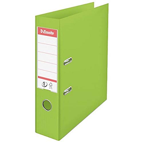 Esselte A4 folder, spine width, plastic, Vivida series, green, 72 mm von Esselte