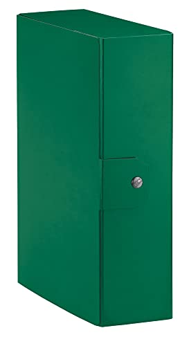 Esselte C28 EUROBOX Projektmappe, 25 x 35 cm, Rücken 8 cm, grün, 1er-Pack von Esselte