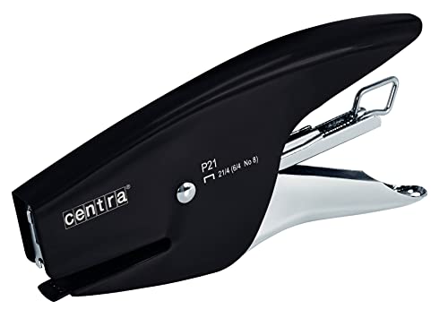 Esselte Centra Heftgerät P21, kompatibel mit Heftklammern 21/4 mm, Schwarz, 626151 Esselte Centra Heftgerät P21, kompatibel mit Heftklammern 21/4 mm, Schwarz, 626151 von Esselte